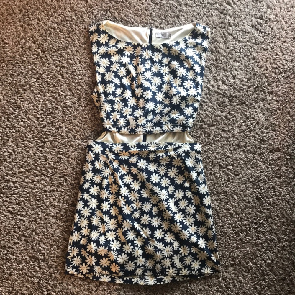 Floral daisy mini dress - TOBI